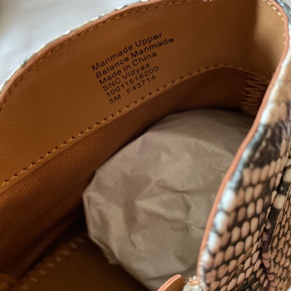 Style Co Vidyaa Ankle Booties Natural Snake 5M - Picture 9 of 12